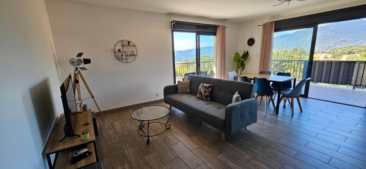 T3 Le Myrte Vue Mer & Montagne Idealement Situe Propriano  Kültér fotó